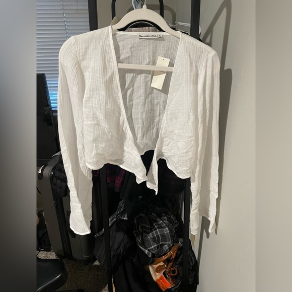 Gauzy Beach Coverup Top - Picture 3 of 5